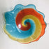 Hand Blown Murano Glass Wall Plates Multi Colors D12Inches