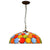 Pendant Light Retro Tiffany Style Stained Glass Hanging Light