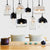 Modern Hanging Glass LED Pendant Light For Kitchen Restaurant Bar Living Room