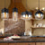 Modern Hanging Glass LED Pendant Light For Kitchen Island Bar Living Room