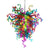 Customized colorful Chihuly glass chandelier, let you fondle admiringly!!