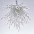 Chihuly Style Murano Glass Chandelier Clear Color