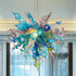 Chihuly Style Murano Blown Glass Chandelier Colorful Art Lighting