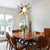 Hand-Blown Chihuly Style Explosion Chandelier – Multicolor Art Glass Light Fixture - Sputnik Shape