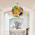 Ceiling In Blooms Blown Glass Chandelier Colorful Art Glass Plates