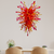 Hot Sale Chihuly Chandelier Red And Amber