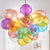 Colorful Blown Glass Bubble Balloon Chandelier