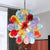 Blown Glass Bubbles Chandelier Sputnik Shape Rainbow Colors Stripped Surface Glass-Longree