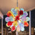 Blown Glass Bubbles Chandelier Sputnik Shape Rainbow Colors Stripped Surface Glass-Longree