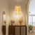 Miniature Designed Murano Glass Chandelier Amber Pendants