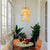 Miniature Designed Murano Glass Chandelier Amber Pendants