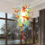 Murano Blown Glass Chandelier Multi Colors Chihuly Style D28