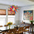 Chihuly Style Multi-Colors Blown Glass Chandelier D36