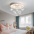 Charming Ceiling Lights Round LED Crystal Birds Pendants