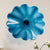 Blown Murano Glass Wall Plates Azure Blue D12inches