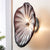 Murano Glass Wall Plates Brown Color With LED D12inches