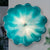 Murano Glass Wall Plates Aqua Color With LED D12inches