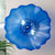 Murano Glass Wall Plates Cobalt Color With LED D12inches