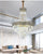 Modern Chandelier Crystal Large Size  For High Ceiling Hall