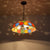Pendant Light Retro Tiffany Style Stained Glass Hanging Lights