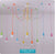 Child's Play Modern Chandelier Multi Color Wire LED Bulbs For Kids Room Decor