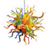 Crayons Exploding Blown Glass Chandelier Chihuly Style Art Decor