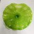 Hand Blown Murano Glass Wall Plates Green Color D12Inches