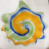 Hand Blown Murano Glass Wall Plates Multi Colors D12Inches