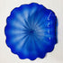 Hand Blown Murano Glass Wall Plates Blue Color D12inches