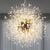 Crystal Chandelier Dandelion Shape LED Pendant Lamps