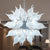 Sputnik Style Blown Glass Chandelier LED White Pendant Light Hand Blown