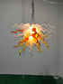 Chihuly Style Blown Glass Chandelier Multi Colors