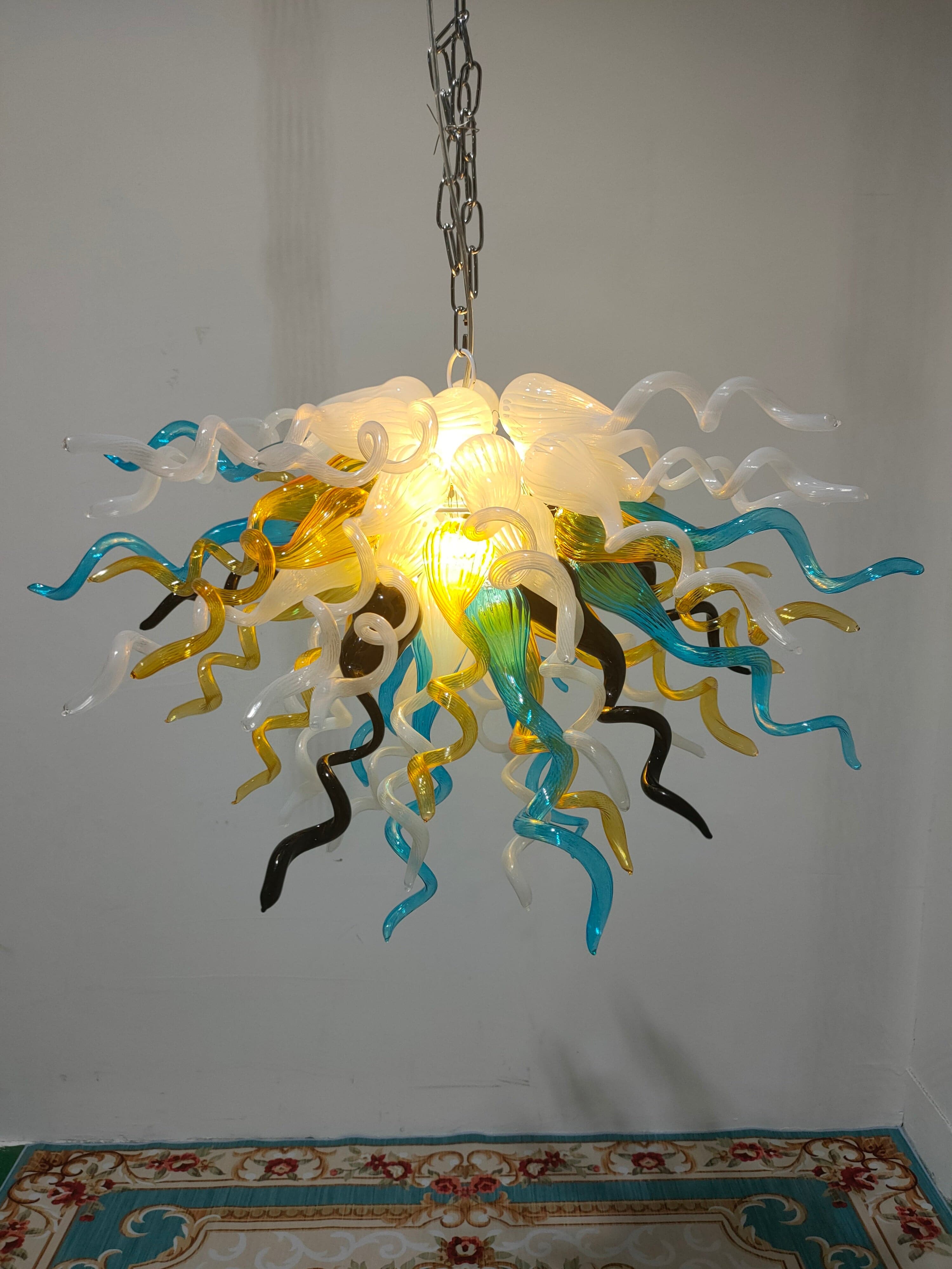 Chihuly Style N Glass Chandelier
