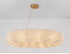 Blown-Modern chandelier Iron Crystal Dimmable Dia32"xH18" LRLR0068