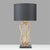 Black Marble Base Golden Frame Bedside Table Lamps  Supplier ODM