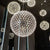 Modern Knob switch LED Sparkle Firework Sphere Chandelier For Restaurant
