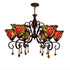 Tiffany Style Chandelier Stained Glass Antique Deisign Home Decoration