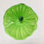 Hand Blown Murano Glass Wall Plates Clear Green Color D30cm