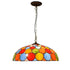 Suspension Light Retro Tiffany Style Stained Glass