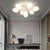 Modern Tulip 7 Heads Chandelier In White Color