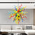 Dale Chihuly Glass Art Work Chandelier For Living Room
