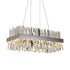 Modern Chandelier Clear Crystal Stainless Steel