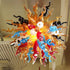 Popular Blown Glass Chandelier Multi Colors Chihuly Style