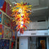 Blown Glass Chandelier Large Rainbow Blooms Chihuly Style