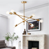 Creative Modern Linear Chandelier For Living Room Bedroom