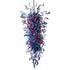 Blown Glass Chandelier Large Size Colorful Hanging Decor