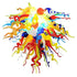 Blown Glass Chandelier All Colors Chihuly Style Murano Glass