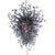 Blown Glass Chandelier Grey Chihuly Style Glass Art Pendant Light-Longree