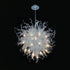 Blown Glass Chandelier Clear Chihuly Style Art Light