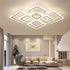 Modern Ceiling Light LED Acrylic Strip With Remote Dimmable Control
